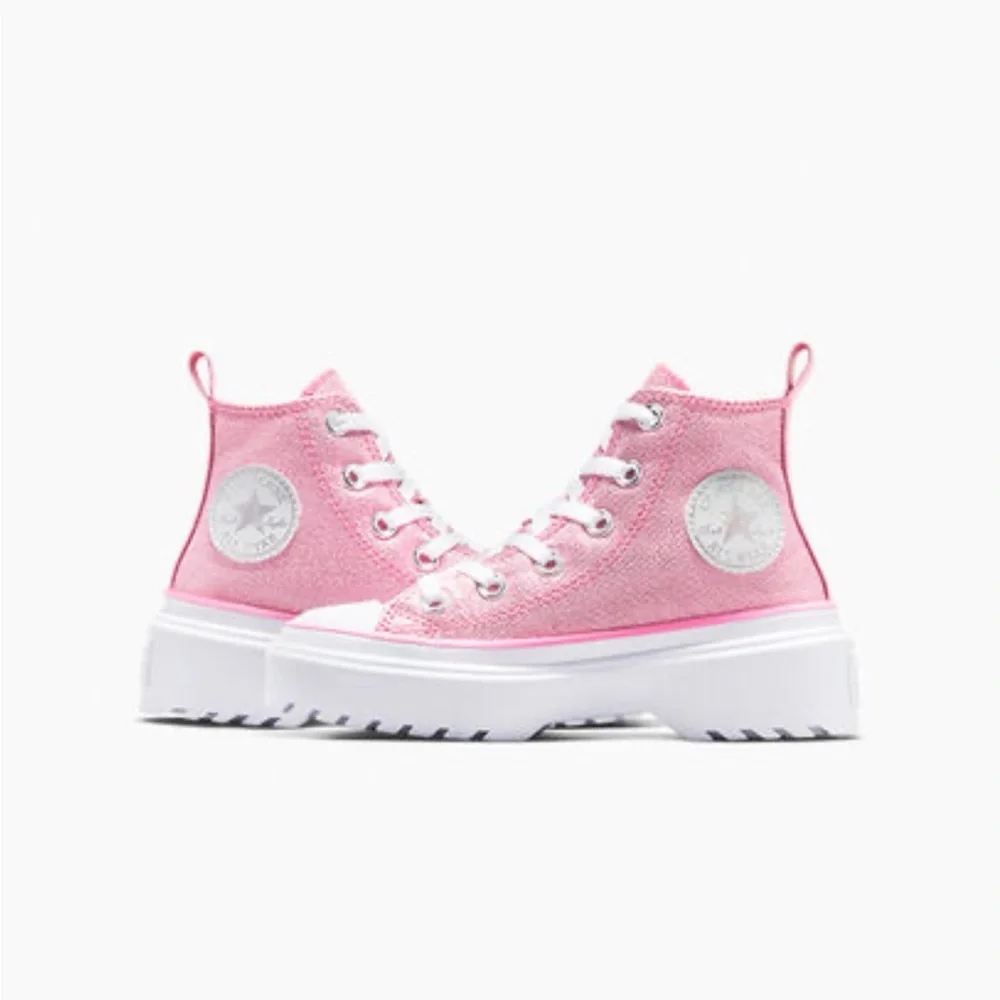 CONVERSE Chuck Taylor All Star Lugged Lift‎ Platform Prism Glitter size 3.5 girl